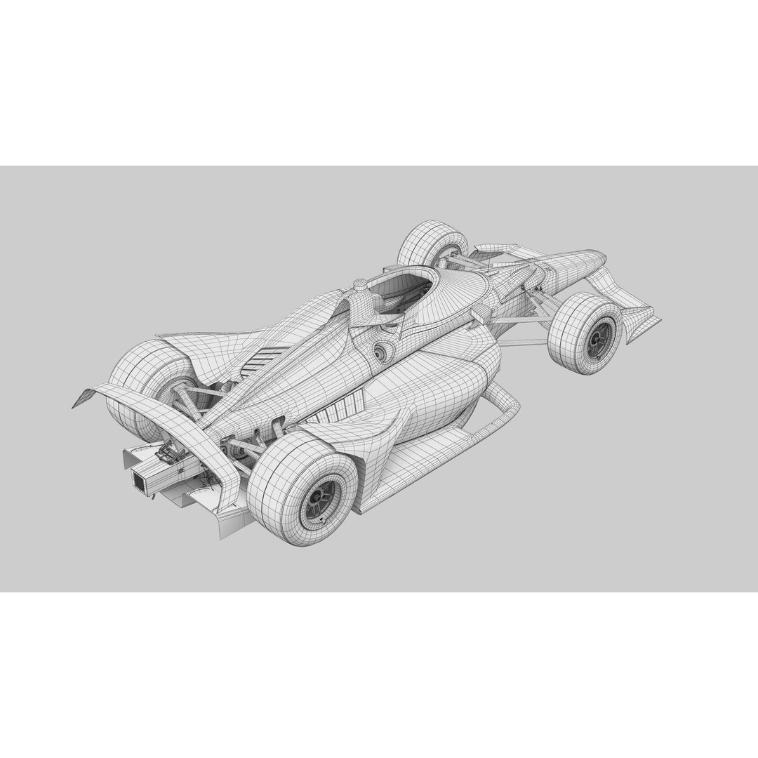 Indycar Oval 3D Model – High Detail Livery Template 2025, FBX - View 23