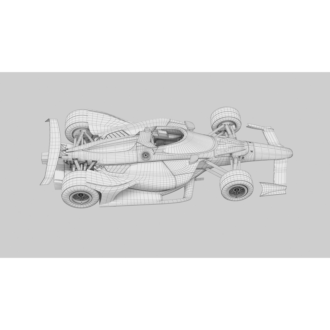 Indycar Oval 3D Model – High Detail Livery Template 2025, FBX - View 24