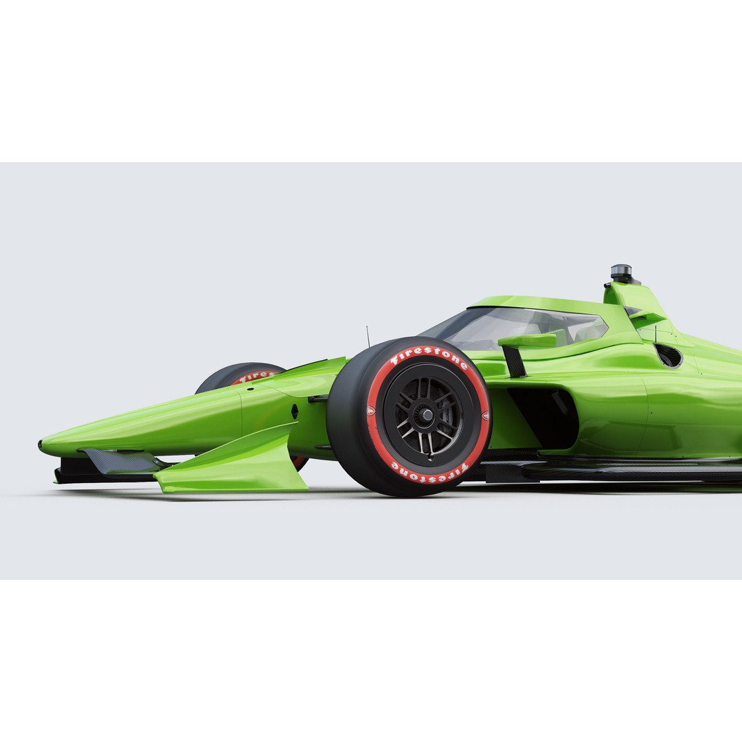 Indycar Oval 3D Model – High Detail Livery Template 2025, FBX - View 4