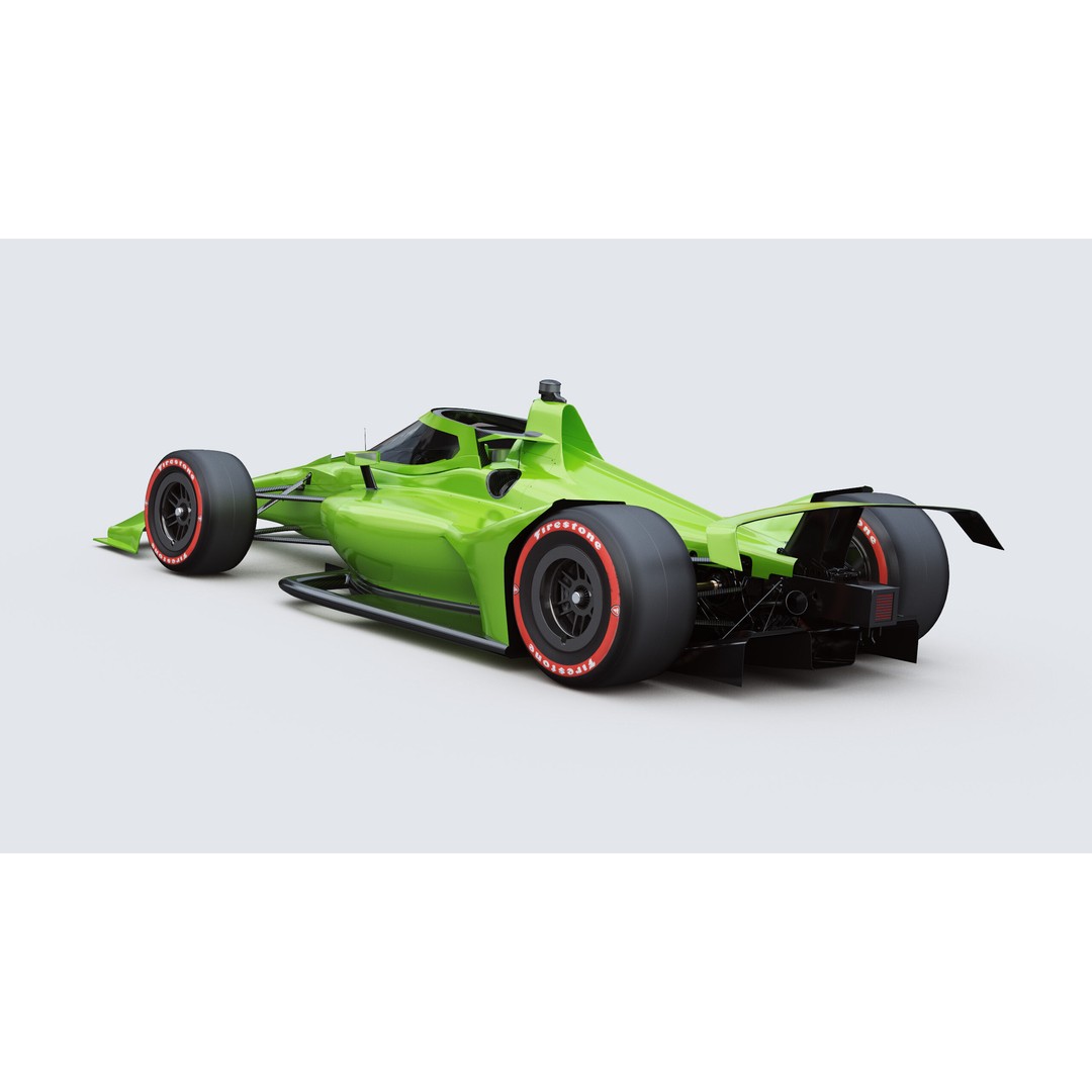 Indycar Oval 3D Model – High Detail Livery Template 2025, FBX - View 6
