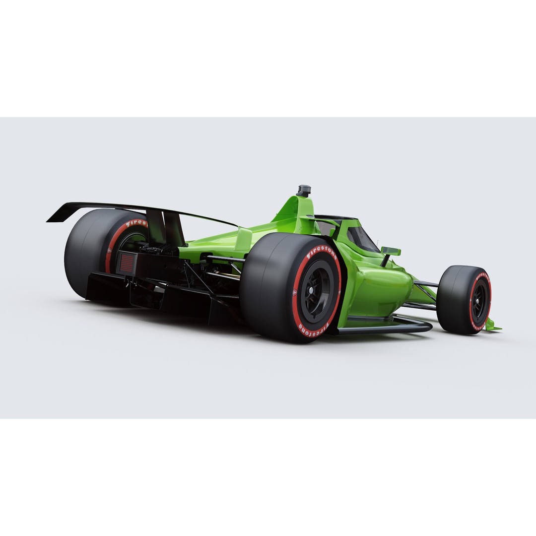 Indycar Oval 3D Model – High Detail Livery Template 2025, FBX - View 7