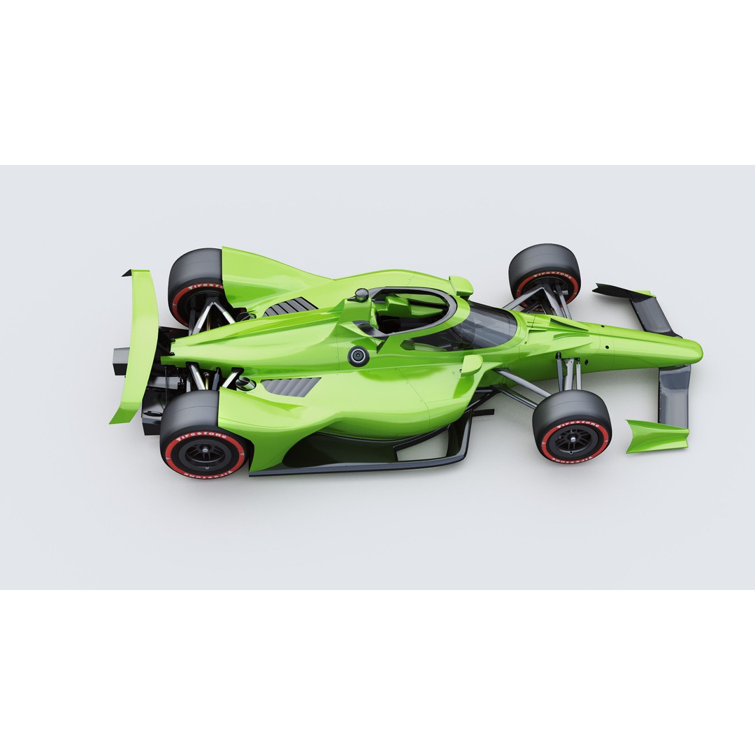 Indycar Oval 3D Model – High Detail Livery Template 2025, FBX - View 9