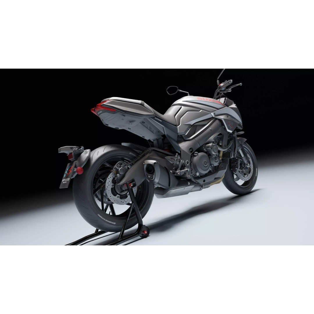 Suzuki Katana 2019 3D Model – Low Poly Game Ready Asset, Blender, FBX - View 11