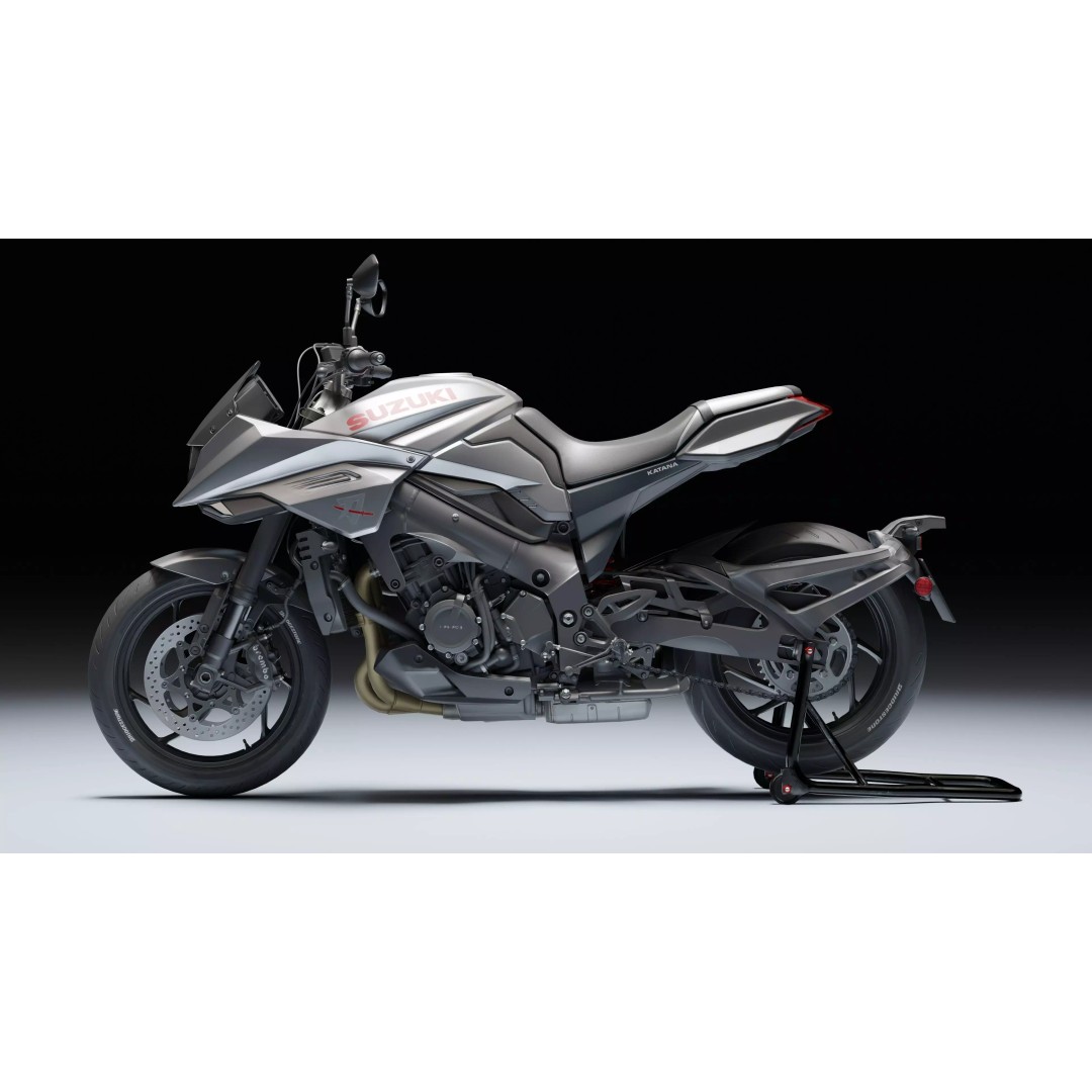 Suzuki Katana 2019 3D Model – Low Poly Game Ready Asset, Blender, FBX - View 5