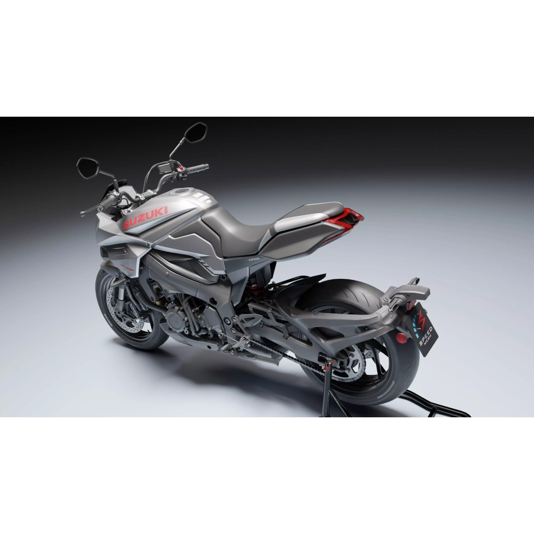 Suzuki Katana 2019 3D Model – Low Poly Game Ready Asset, Blender, FBX - View 6