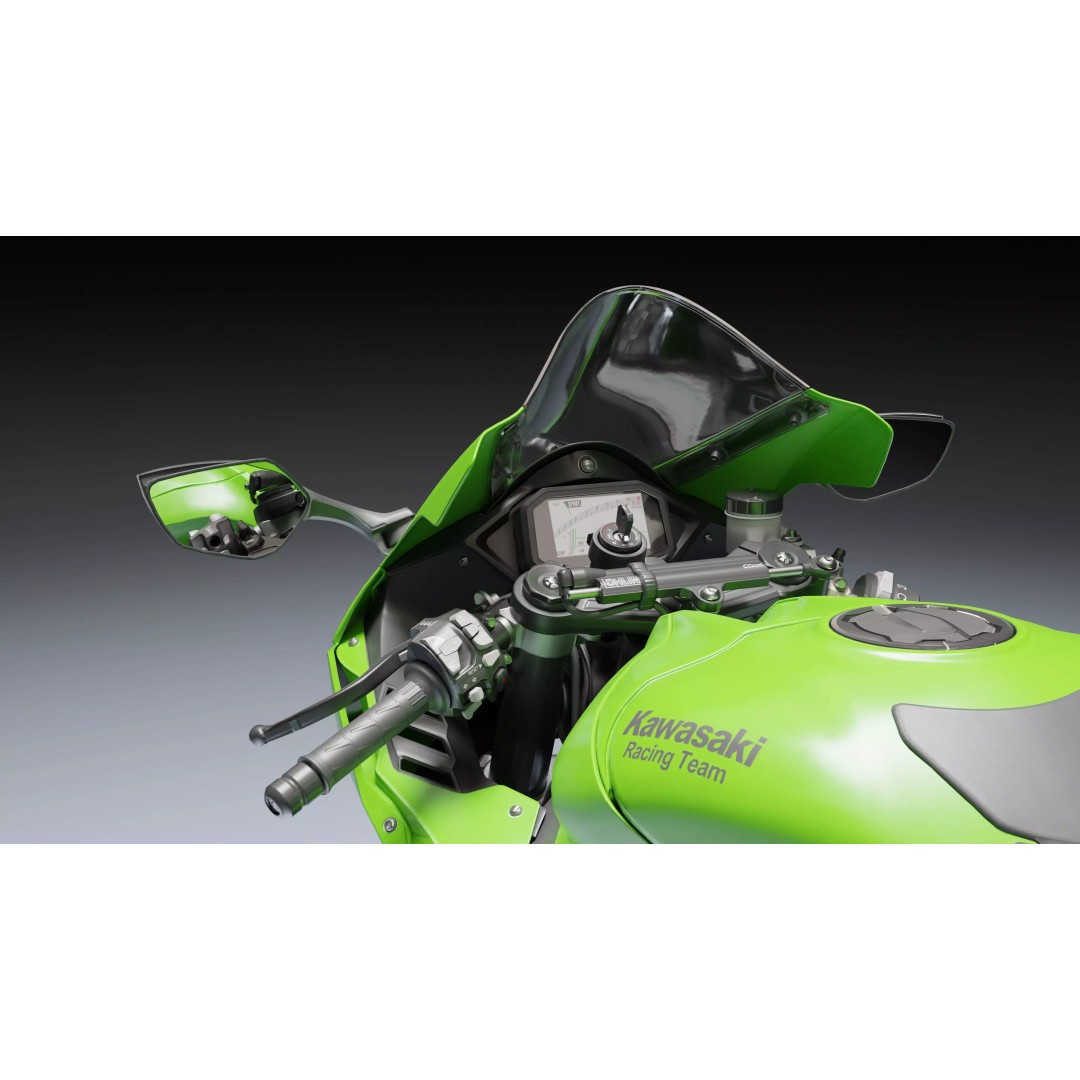 Kawasaki Ninja ZX-10R 2021 3D Model – Low Poly PBR Game Asset, FBX - View 12