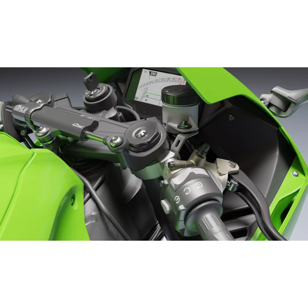 Kawasaki Ninja ZX-10R 2021 3D Model – Low Poly PBR Game Asset, FBX - View 14