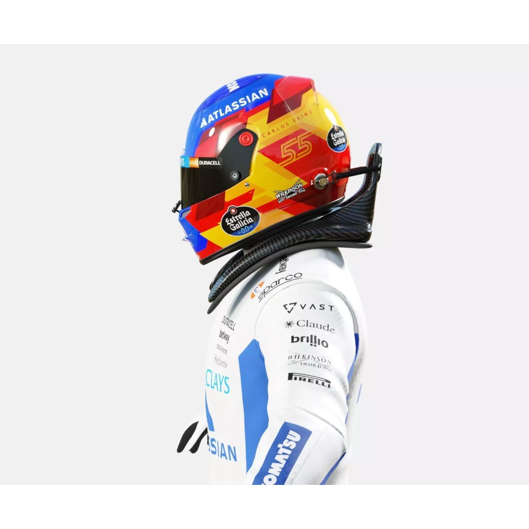 F1 Williams Racing Suits 2026 3D Model – Rigged PBR Asset, FBX, Blender - View 35