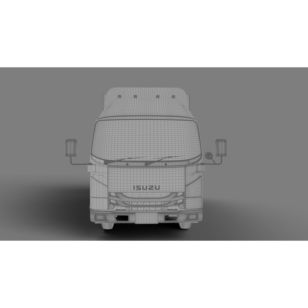 ISUZU NLR130 3D Model – High Poly Vehicle Asset, FBX, Blender - View 29