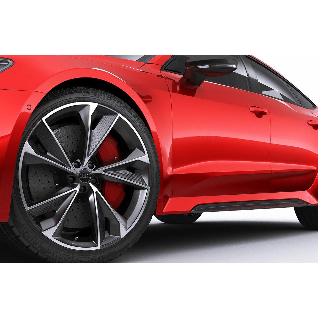 Audi RS7 Sportback 2020 3D Model – Realistic Car Asset, FBX, OBJ - View 11