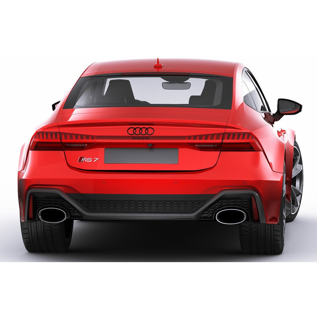 Audi RS7 Sportback 2020 3D Model – Realistic Car Asset, FBX, OBJ - View 12