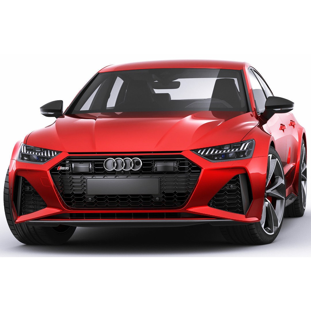 Audi RS7 Sportback 2020 3D Model – Realistic Car Asset, FBX, OBJ - View 13