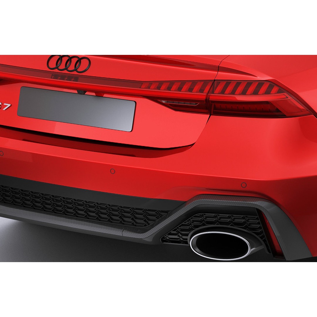 Audi RS7 Sportback 2020 3D Model – Realistic Car Asset, FBX, OBJ - View 5