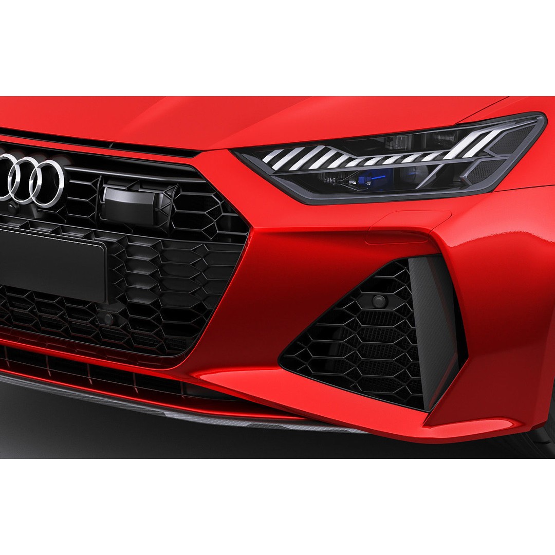 Audi RS7 Sportback 2020 3D Model – Realistic Car Asset, FBX, OBJ - View 6