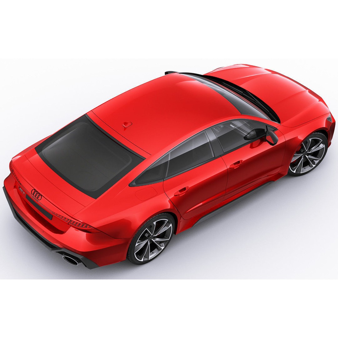 Audi RS7 Sportback 2020 3D Model – Realistic Car Asset, FBX, OBJ - View 8