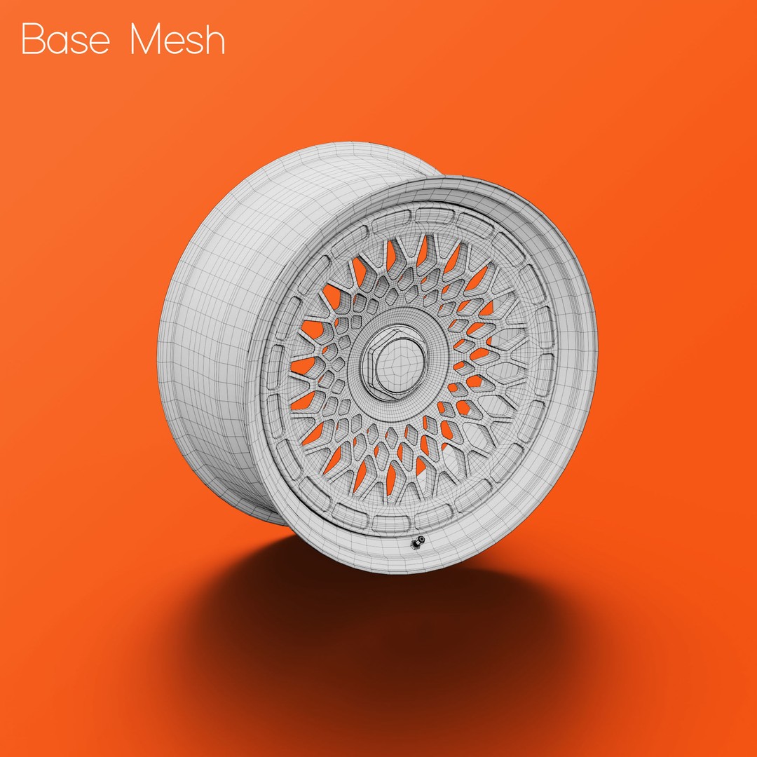 Rotiform LHR-M Rim 3D Model – High Poly PBR Asset, Blender, FBX, OBJ - View 3