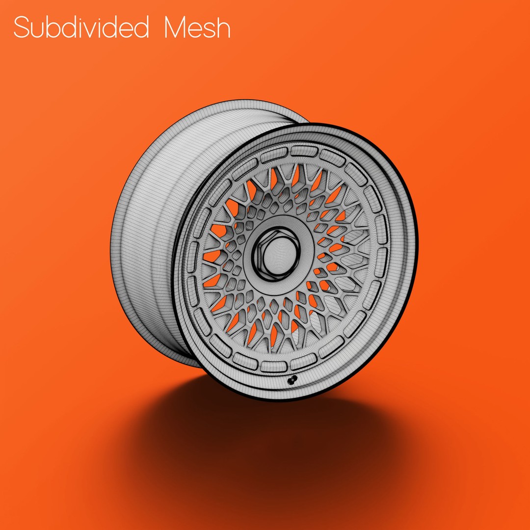 Rotiform LHR-M Rim 3D Model – High Poly PBR Asset, Blender, FBX, OBJ - View 4