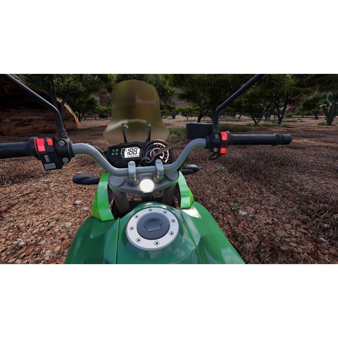 Yamaha Tenere 3D Model – Detailed Motorcycle Asset for Lumion - View 10