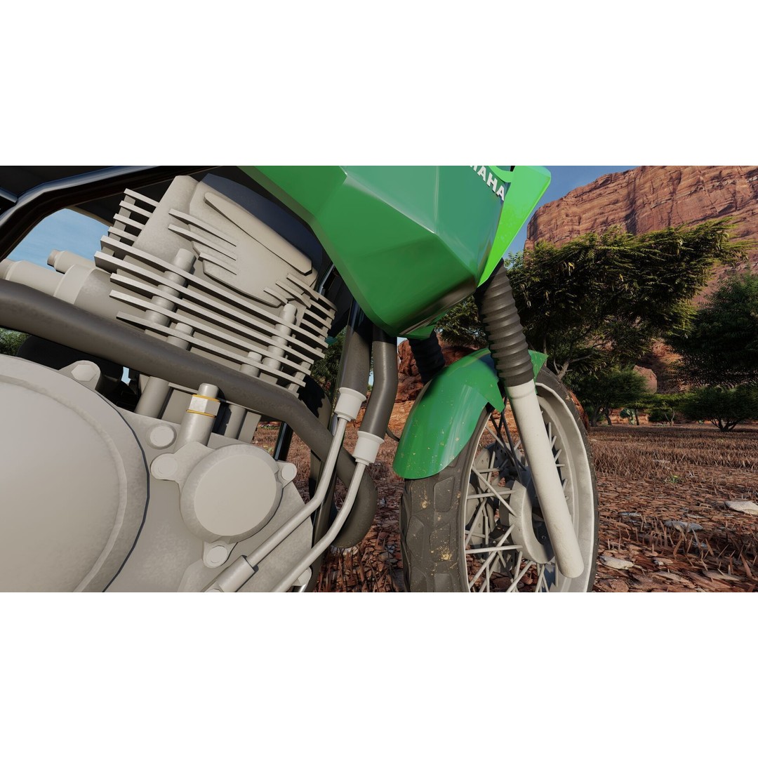Yamaha Tenere 3D Model – Detailed Motorcycle Asset for Lumion - View 19