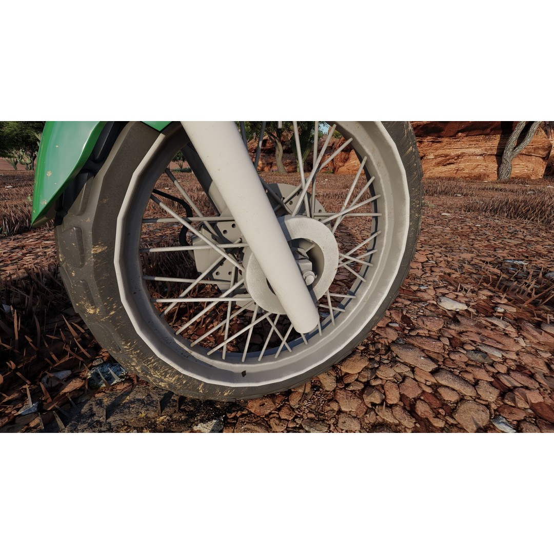 Yamaha Tenere 3D Model – Detailed Motorcycle Asset for Lumion - View 20