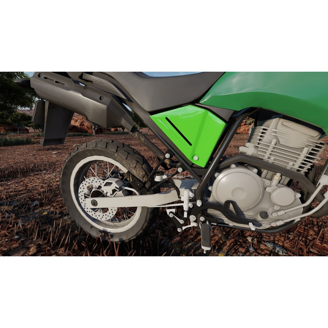 Yamaha Tenere 3D Model – Detailed Motorcycle Asset for Lumion - View 22