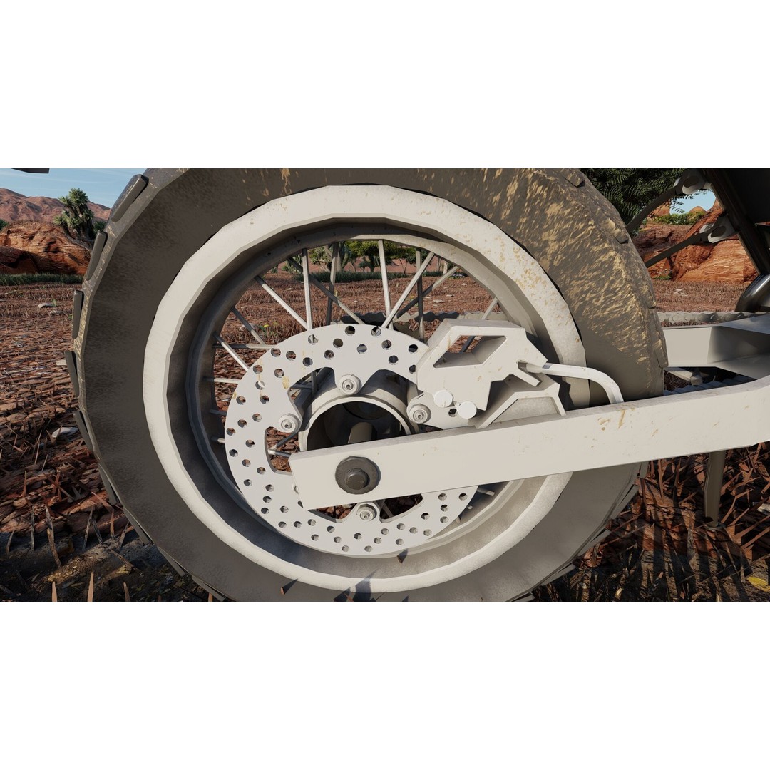 Yamaha Tenere 3D Model – Detailed Motorcycle Asset for Lumion - View 23