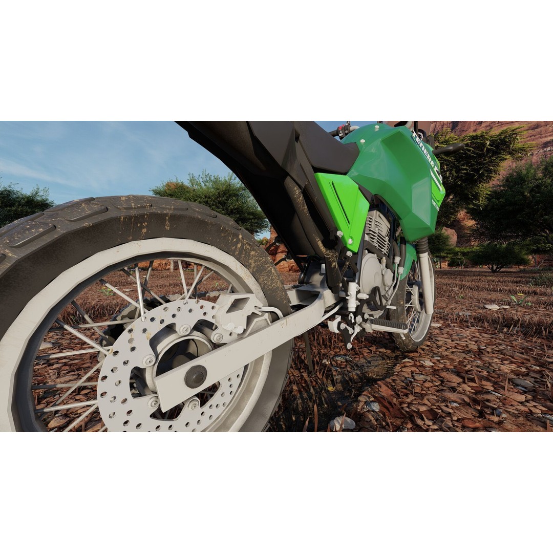 Yamaha Tenere 3D Model – Detailed Motorcycle Asset for Lumion - View 24