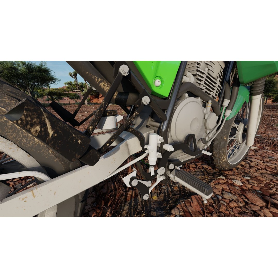 Yamaha Tenere 3D Model – Detailed Motorcycle Asset for Lumion - View 25