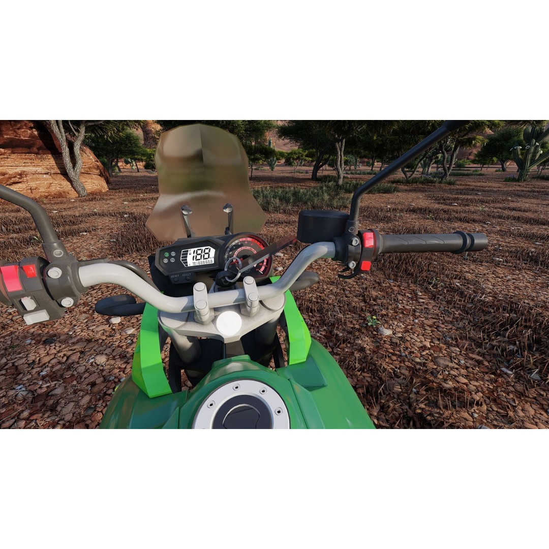 Yamaha Tenere 3D Model – Detailed Motorcycle Asset for Lumion - View 30