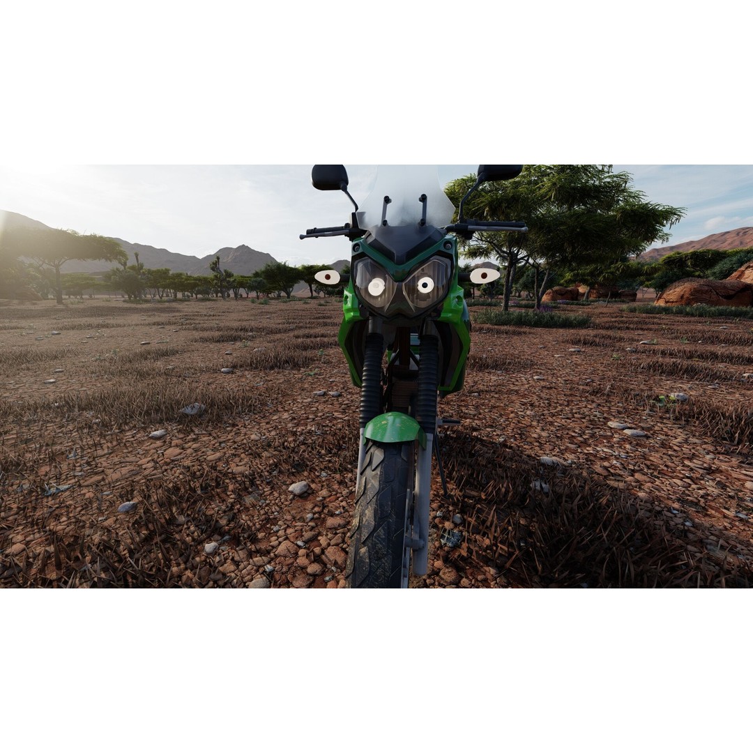 Yamaha Tenere 3D Model – Detailed Motorcycle Asset for Lumion - View 32