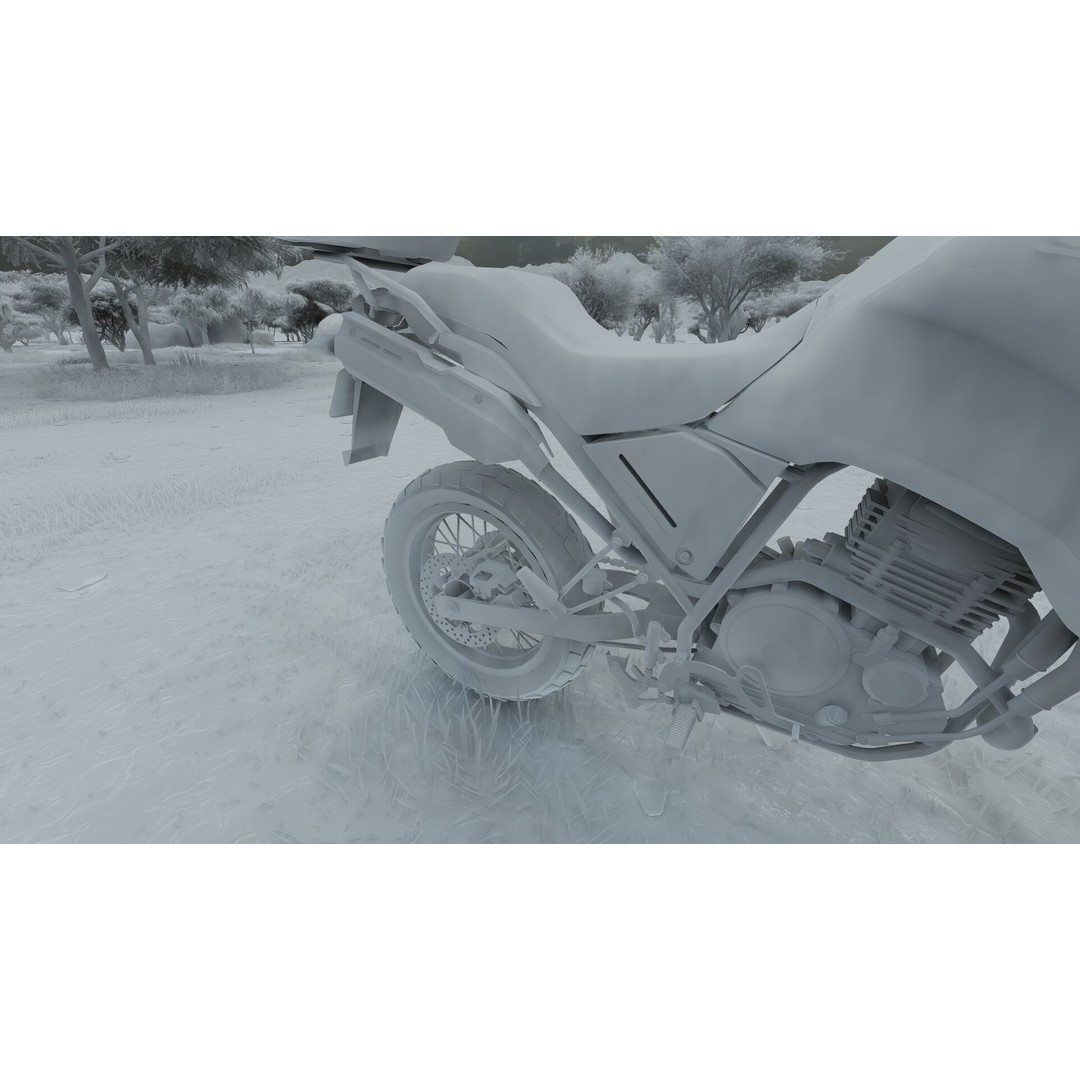 Yamaha Tenere 3D Model – Detailed Motorcycle Asset for Lumion - View 35