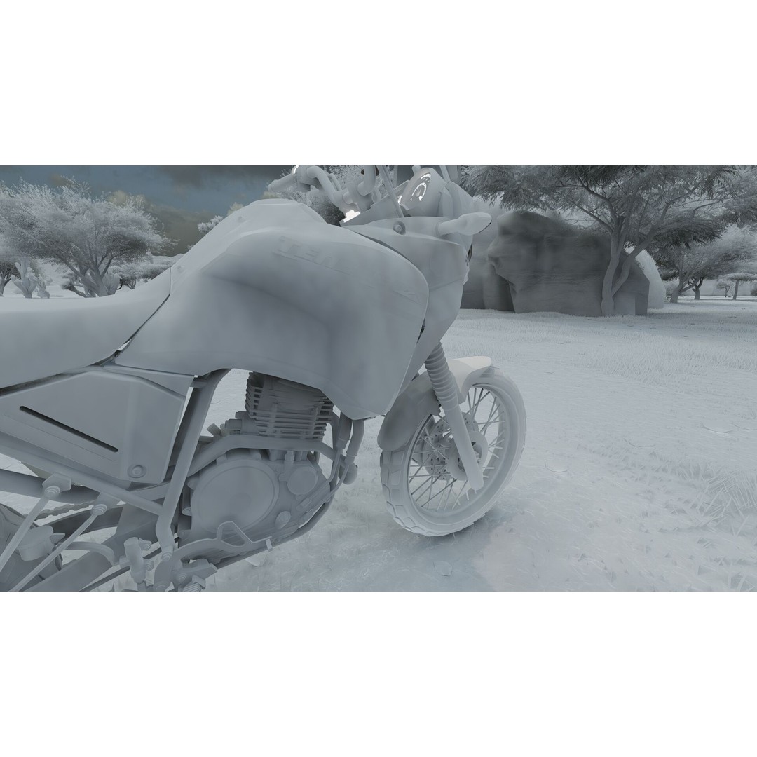 Yamaha Tenere 3D Model – Detailed Motorcycle Asset for Lumion - View 36