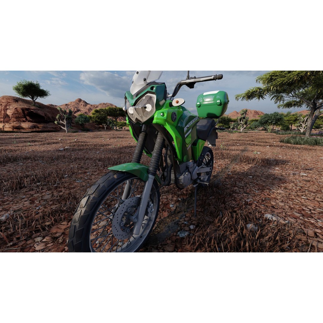 Yamaha Tenere 3D Model – Detailed Motorcycle Asset for Lumion - View 4