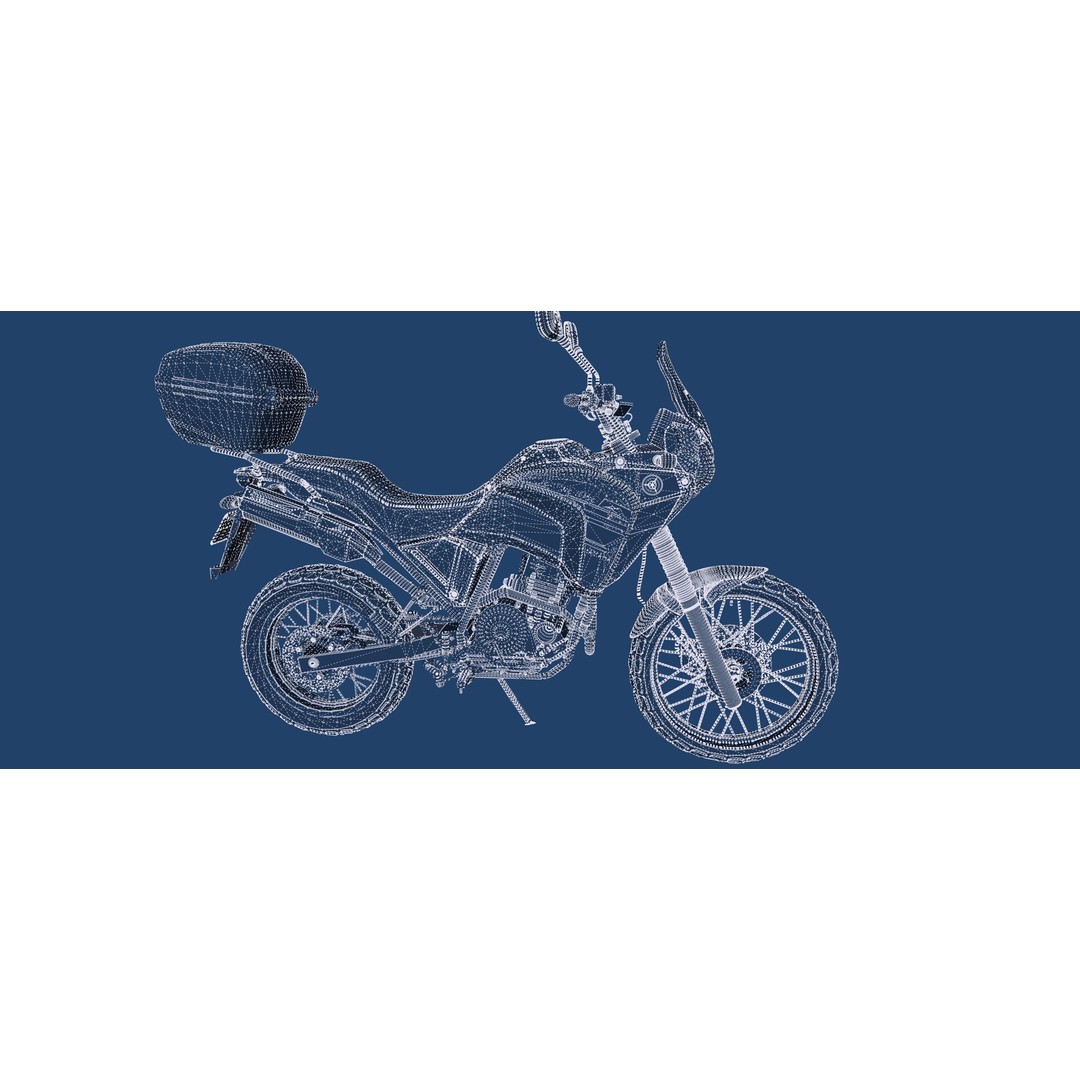 Yamaha Tenere 3D Model – Detailed Motorcycle Asset for Lumion - View 46