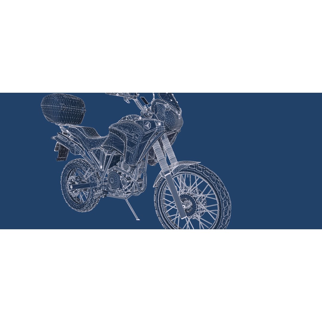 Yamaha Tenere 3D Model – Detailed Motorcycle Asset for Lumion - View 47