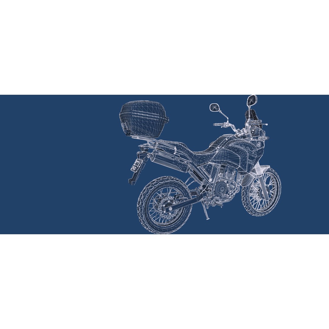 Yamaha Tenere 3D Model – Detailed Motorcycle Asset for Lumion - View 48