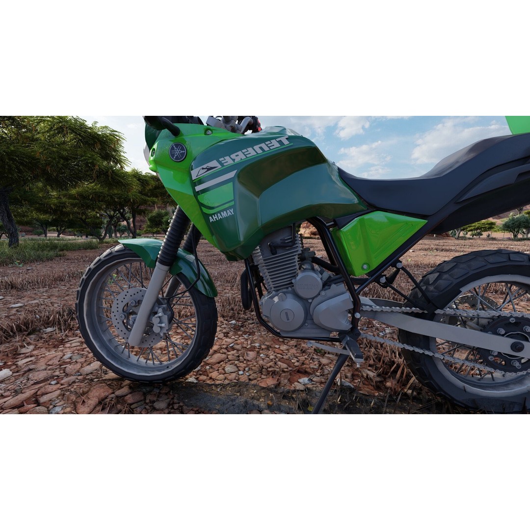 Yamaha Tenere 3D Model – Detailed Motorcycle Asset for Lumion - View 7