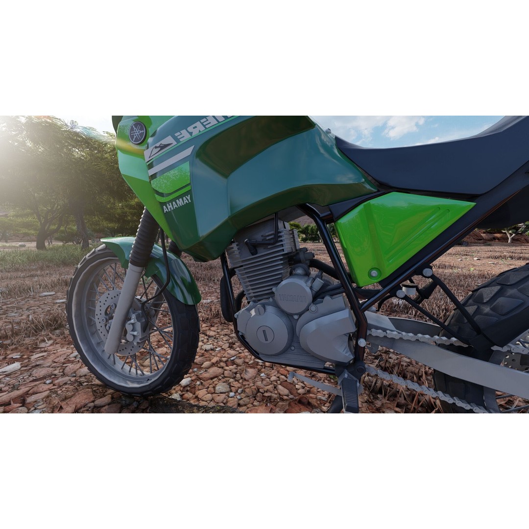 Yamaha Tenere 3D Model – Detailed Motorcycle Asset for Lumion - View 9