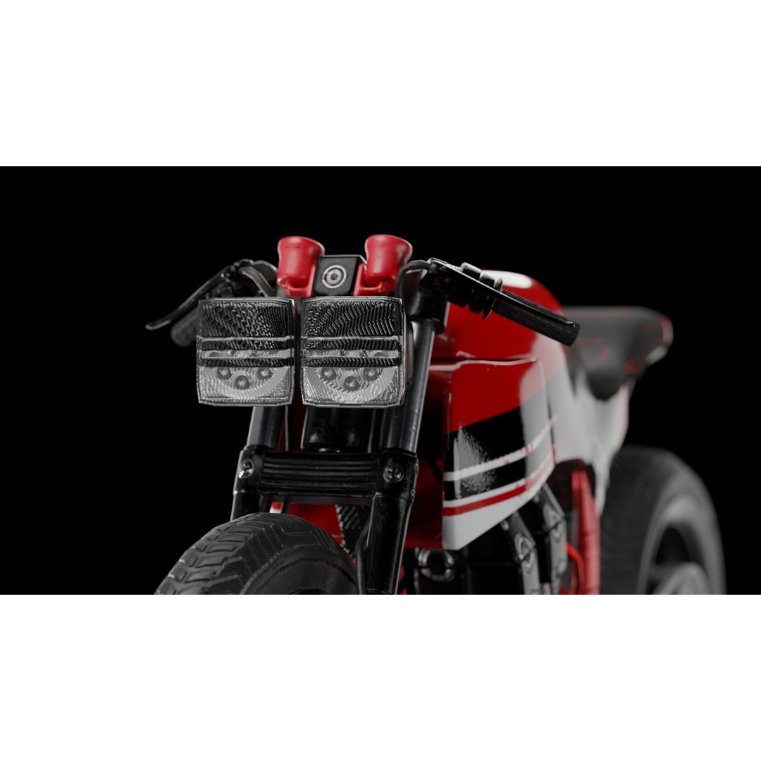 Racing Bike 3D Model – Realistic PBR Textured Game Asset, FBX, OBJ - View 15