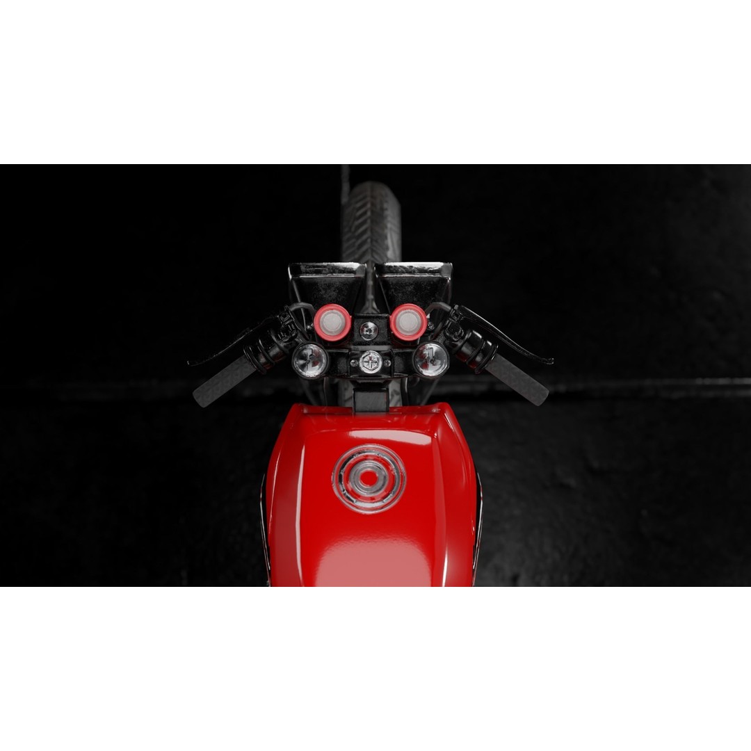 Racing Bike 3D Model – Realistic PBR Textured Game Asset, FBX, OBJ - View 18