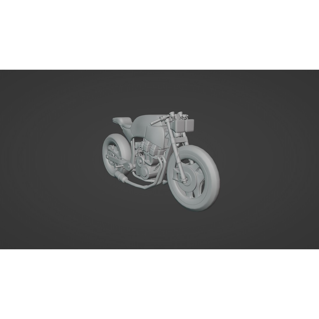 Racing Bike 3D Model – Realistic PBR Textured Game Asset, FBX, OBJ - View 22