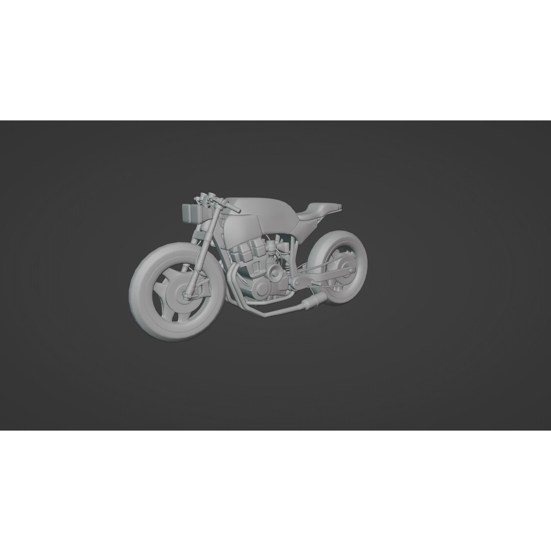 Racing Bike 3D Model – Realistic PBR Textured Game Asset, FBX, OBJ - View 23