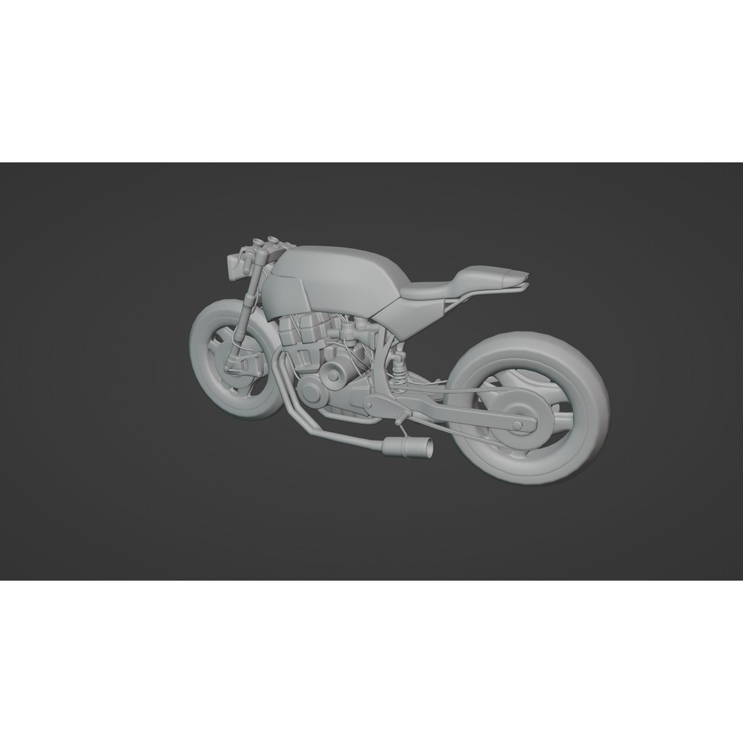 Racing Bike 3D Model – Realistic PBR Textured Game Asset, FBX, OBJ - View 24