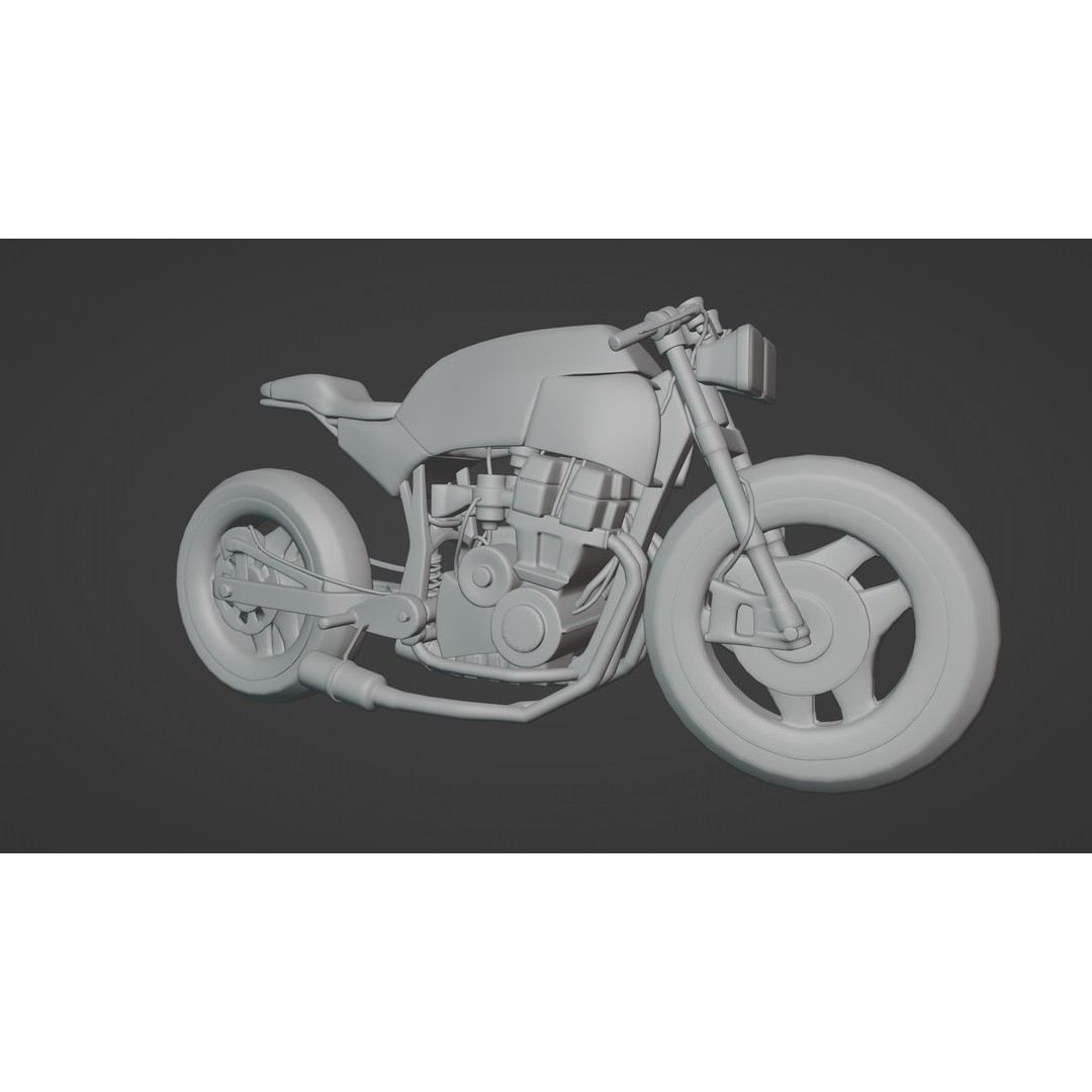 Racing Bike 3D Model – Realistic PBR Textured Game Asset, FBX, OBJ - View 26