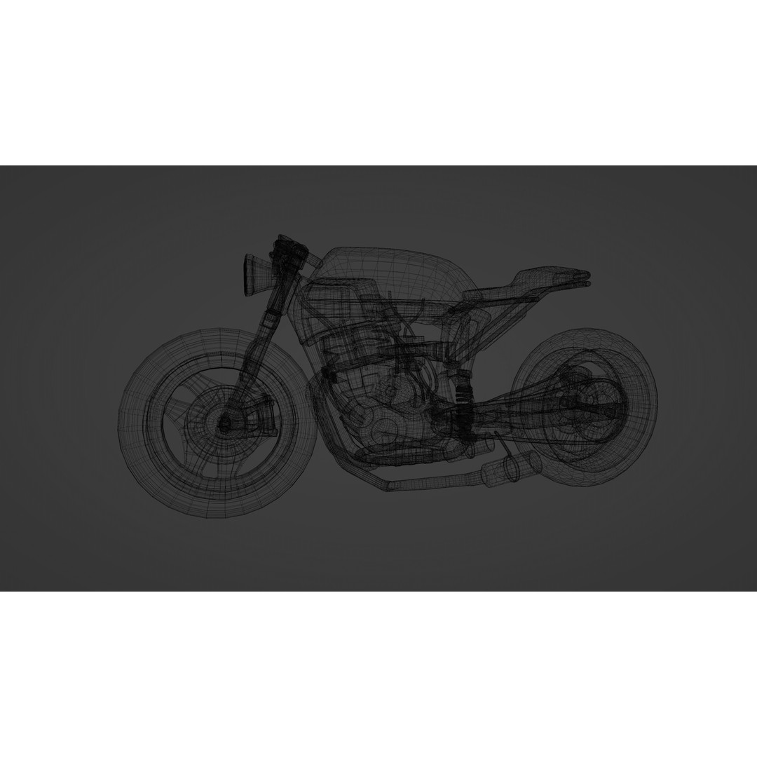 Racing Bike 3D Model – Realistic PBR Textured Game Asset, FBX, OBJ - View 28