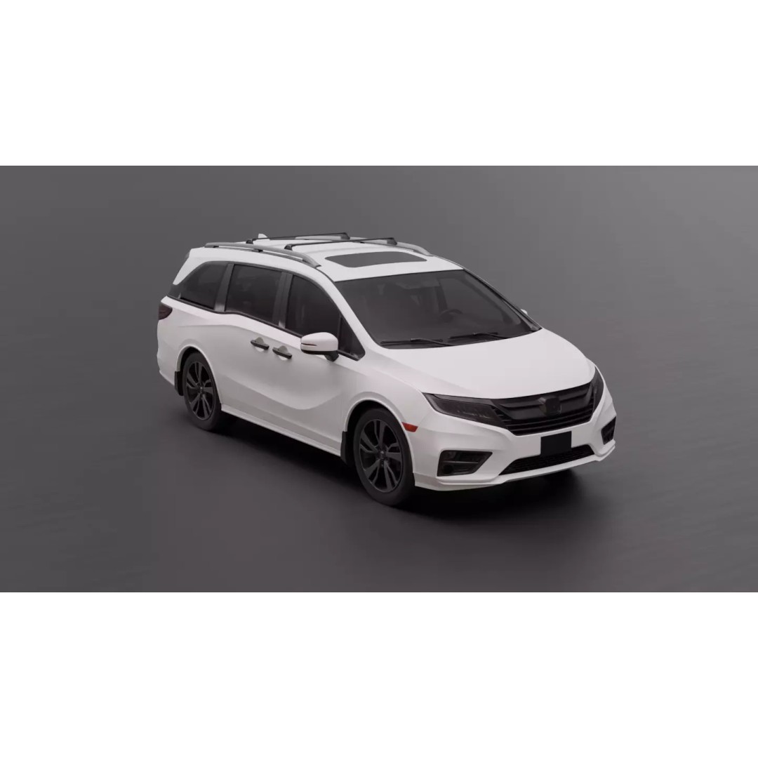 Honda Odyssey Elite 2019 3D Model – High Fidelity Vehicle Asset, FBX, PBR - View 3
