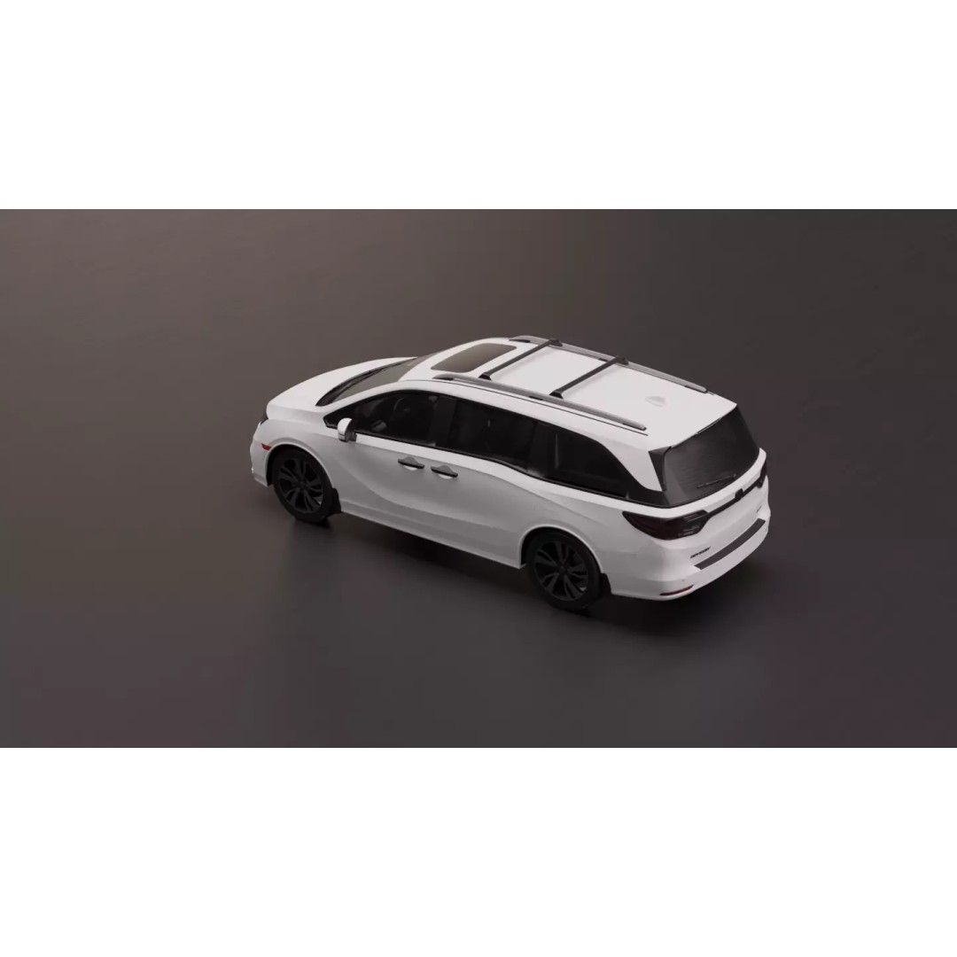 Honda Odyssey Elite 2019 3D Model – High Fidelity Vehicle Asset, FBX, PBR - View 7