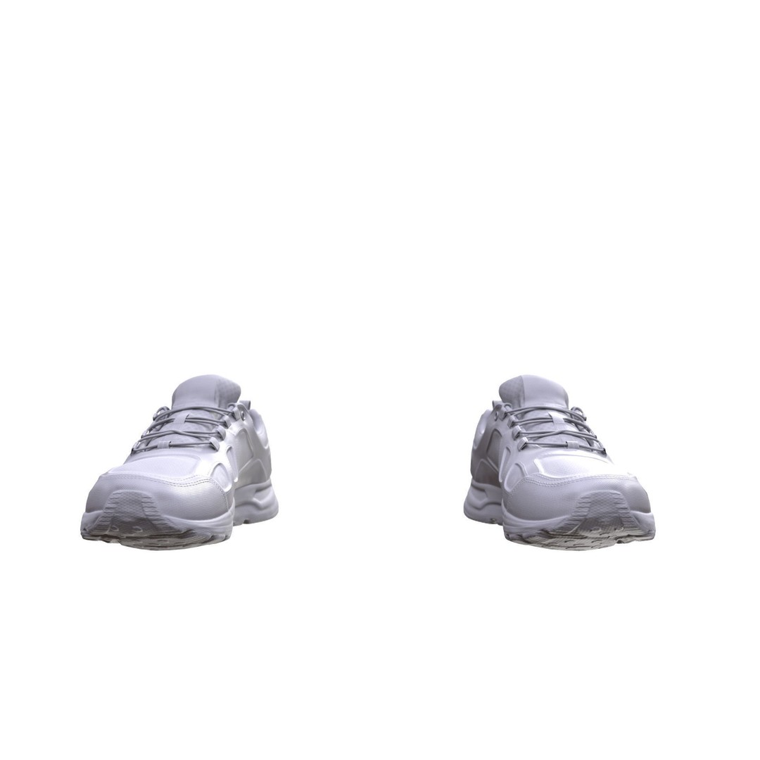 Sneakers 3D Model – Rigged Low-Poly Game Asset for UE5 and Metahumans - View 7