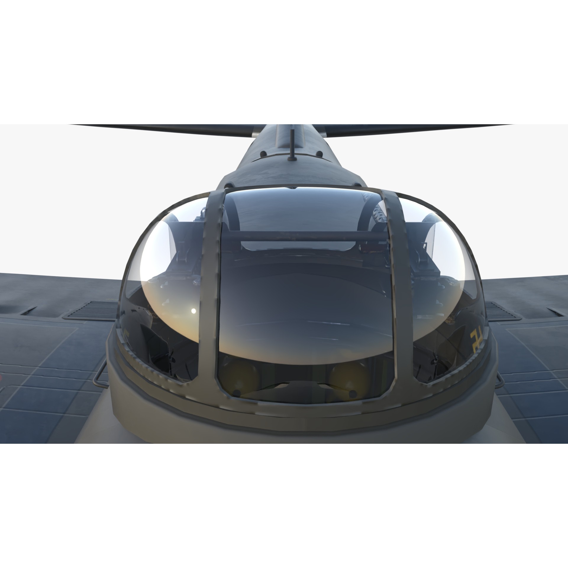 Boeing B-17 Flying Fortress - Low-Poly Game-Ready 3D Model - View 12