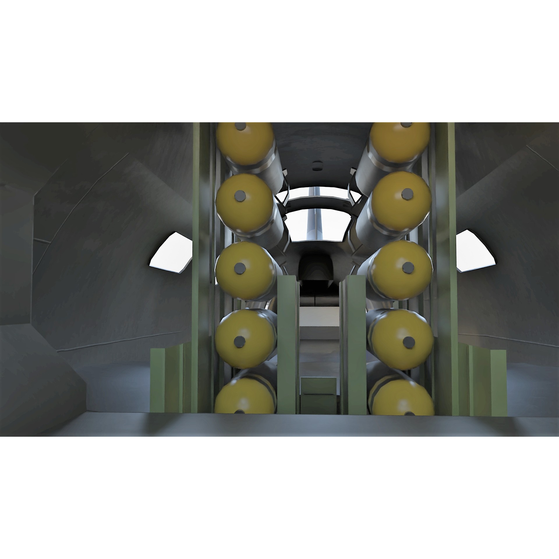 Boeing B-17 Flying Fortress - Low-Poly Game-Ready 3D Model - View 7